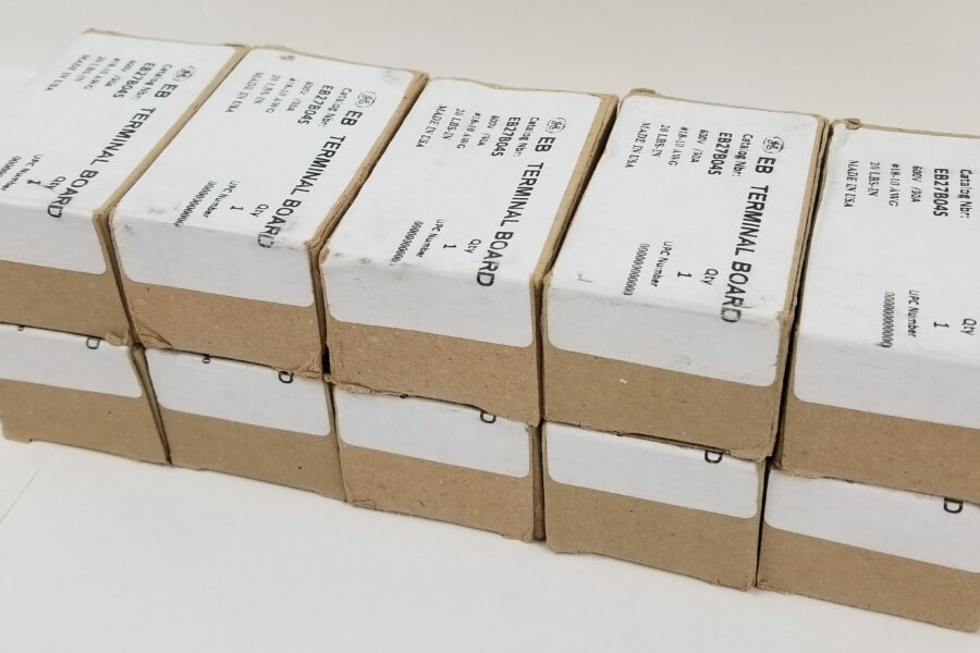 NEW Listing! FREE EXPEDITED PRIORITY MAIL Shipping! 10 GE EB27B04S Terminal Block with Barrier 4 Position 0.63″ Spacing 600V 30A NEW