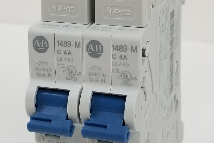 NEW Listing! FREE Shipping! 2pcs Allen Bradley 1489-M1C040 Miniature Circuit Breaker 4A 1Pole 277Vac 48Vdc
