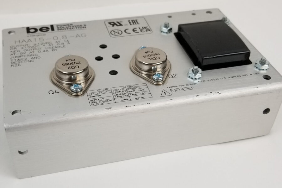 NEW Listing! FREE EXPEDITED PRIORITY MAIL Shipping! Bel HAA15-0.8-AG AC to DC Linear Power Supply In:100-240Vac Out:+-15Vdc 0.8A NEW