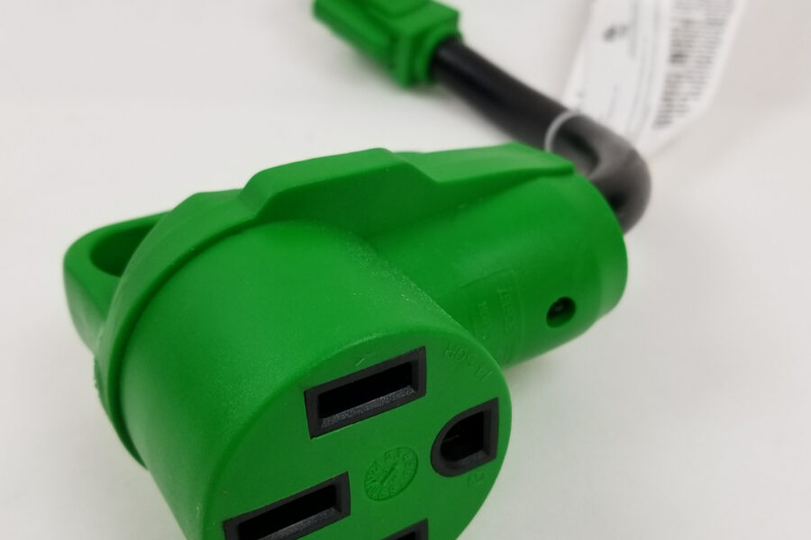 NEW Listing! FREE EXPEDITED PRIORITY MAIL Shipping! RV Adapter Cord 15A Male to 50Amp Female Plug 125Vac 12inch NEMA 5-15P to 14-15R
