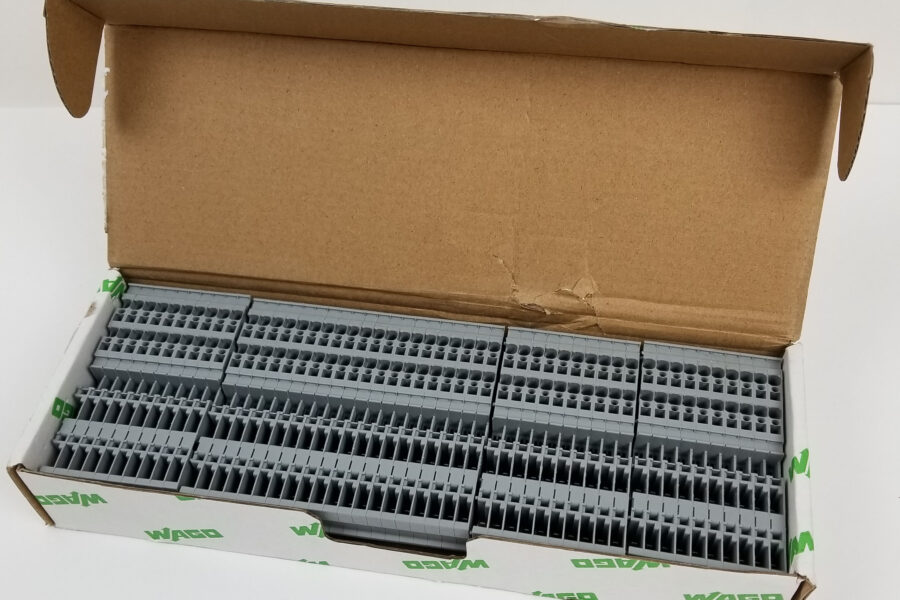 NEW Listing! FREE EXPEDITED PRIORITY MAIL SHIPPING! WAGO 769-171 2-conductor/2-pin Carrier Terminal Block Gray X-Com 5.0mm NEW