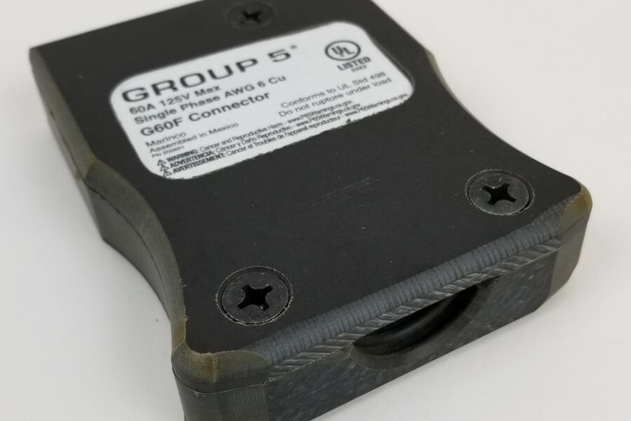 NEW Listing! FREE Shipping! Marinco G60F Group5 Inline Stage Pin Connector 60Amp 125V Female NEW