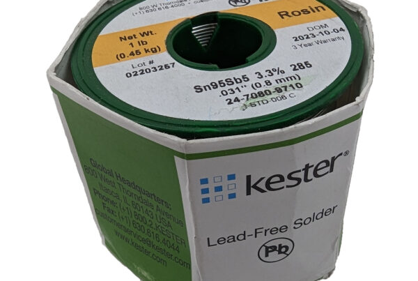 NEW Listing! FREE EXPEDITED PRIORITY MAIL Shipping! Kester Lead-Free Solder .031″ 95% Tin 5% Antimony 3.3% 285Flux 24-7080-9710 NEW