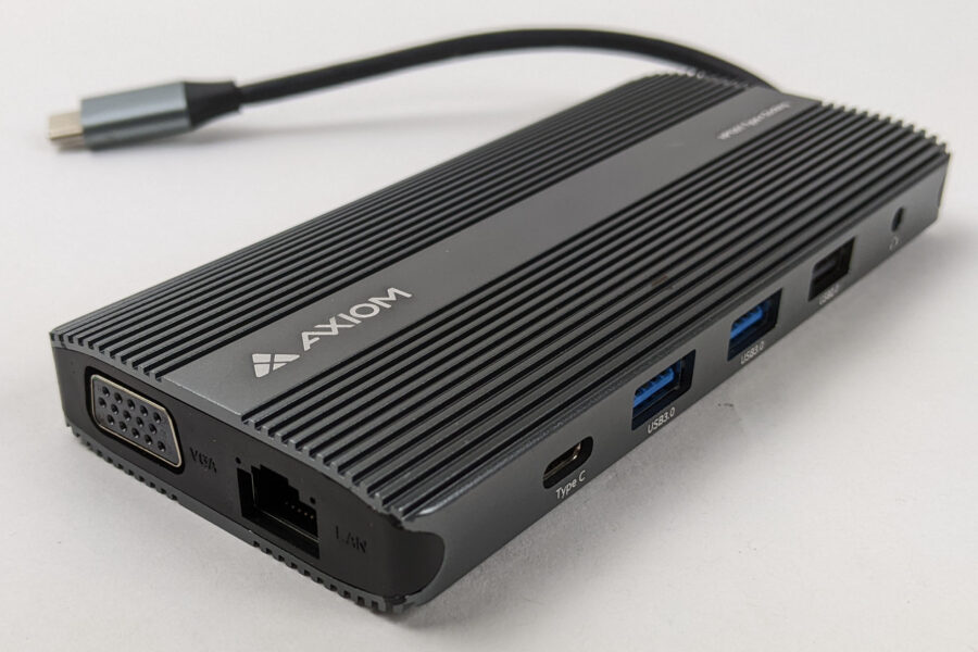 NEW Listing! FREE EXPEDITED PRIORITY MAIL Shipping! Axiom Hub 12-in-1 USB-C Multiport Portable Adapter HDMI 12N1USBCHPV5CAXD-AX NEW