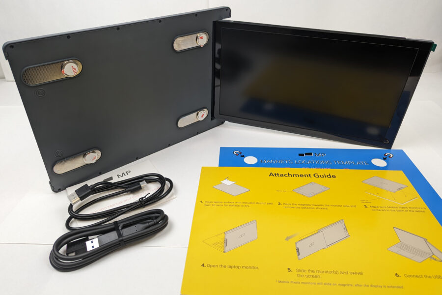 NEW Listing! FREE EXPEDITED PRIORITY MAIL Shipping! 12.5″ Portable Monitor Mobile Pixels Duex Lite HD 1080P IPS Screen 101-1005P04