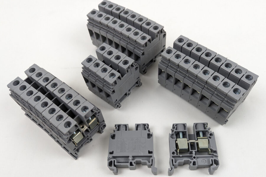 NEW Listing! FREE EXPEDITED PRIORITY MAIL Shipping! 30 TE ENTRELEC 1SNA115120R1700 Terminal Block Feed Through 2 Position Gray NEW