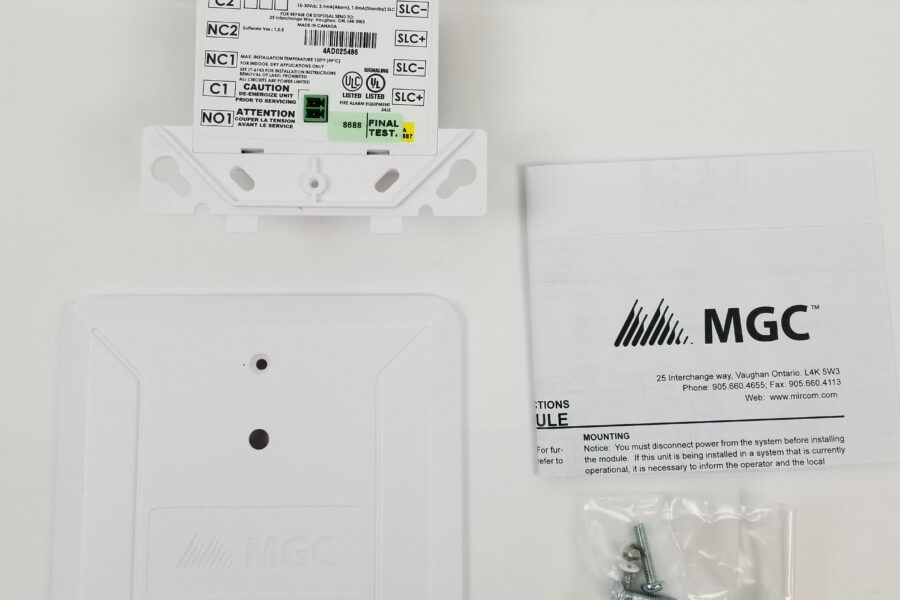 NEW Listing! FREE EXPEDITED PRIORITY MAIL Shipping! Mircom MIX-4045 Dual Relay Module MGC 4000 Series Addressable Relay Output NEW