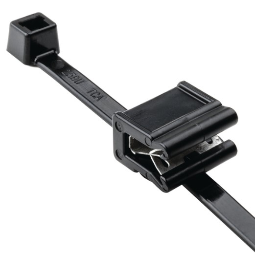 NEW Listing! FREE EXPEDITED PRIORITY MAIL Shipping! HellermannTyton T50ROSEC23 156-00877 Edge Clip Cable Ties 8″ Black UV 50Lb 500pc