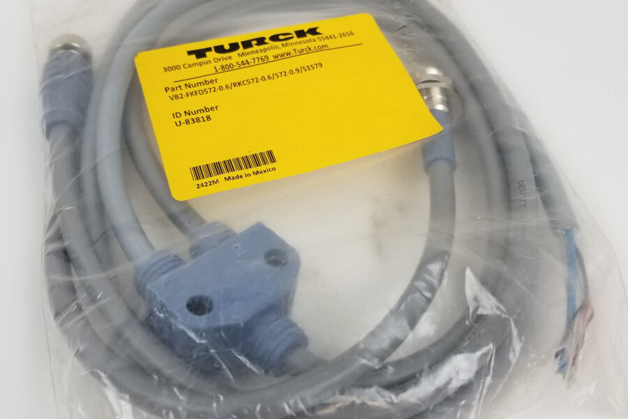 NEW Listing! FREE EXPEDITED PRIORITY MAIL Shipping! Turck Cordset VB2-FKFD572-0.6/RKC572-0.6/572-0.9/S1579 DeviceNet Splitter NEW