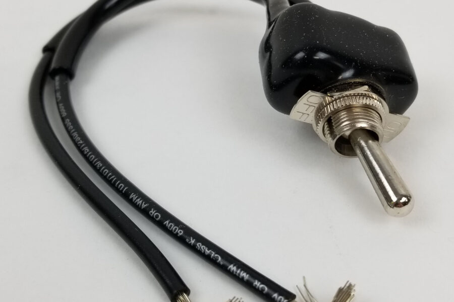NEW Listing! FREE Shipping! Pollak 34-571CP Toggle Switch Weather Resistant SPST 20Amp 12Vdc 8inch Leads NEW