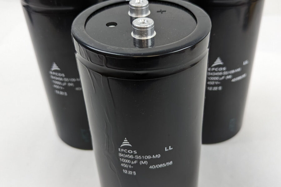 NEW Listing! FREE EXPEDITED PRIORITY MAIL Shipping! 3 Epcos TDK B43456-S5109-M9 Electrolytic Capacitor 10000uF 450V Screw Terminal
