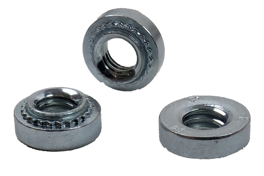NEW Listing! FREE EXPEDITED PRIORITY MAIL Shipping! PennEngineering S-832-1ZI 8-32 Self-Clinching Threaded Nut Steel/Zinc 1000 NEW