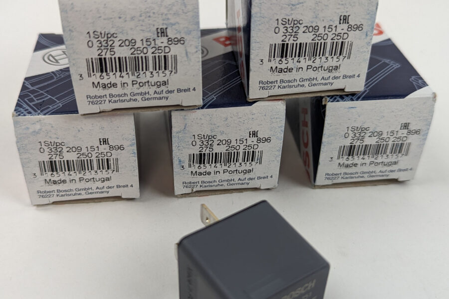 NEW Listing! FREE EXPEDITED PRIORITY MAIL Shipping! 5 Bosch Relays 0332209151 30A 12Vdc Coil SPDT Automotive Application Mini NEW