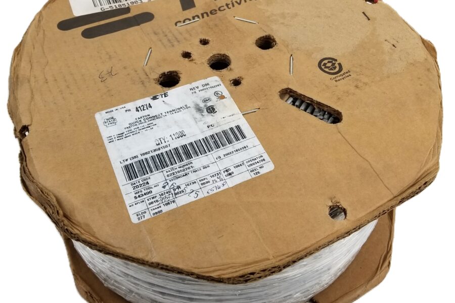 NEW Listing! FREE EXPEDITED PRIORITY MAIL Shipping! TE Connectivity 41274 18-14AWG FASTON 250 Quick Connect Terminals 11000pcs NEW