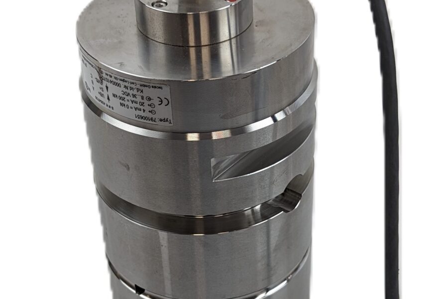NEW Listing! FREE EXPEDITED PRIORITY MAIL Shipping! 200kN Tecsis 79100651 Pin Type Load Cell Strain Gage Force Sensor 16″ Cable  NEW