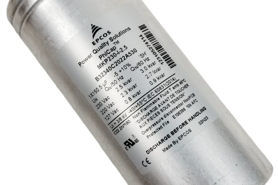 NEW Listing! FREE EXPEDITED PRIORITY MAIL Shipping! Epcos Phicap B32340C2022A530 Capacitor 150.5uF 230Vac -5+10% 50/60Hz NEW