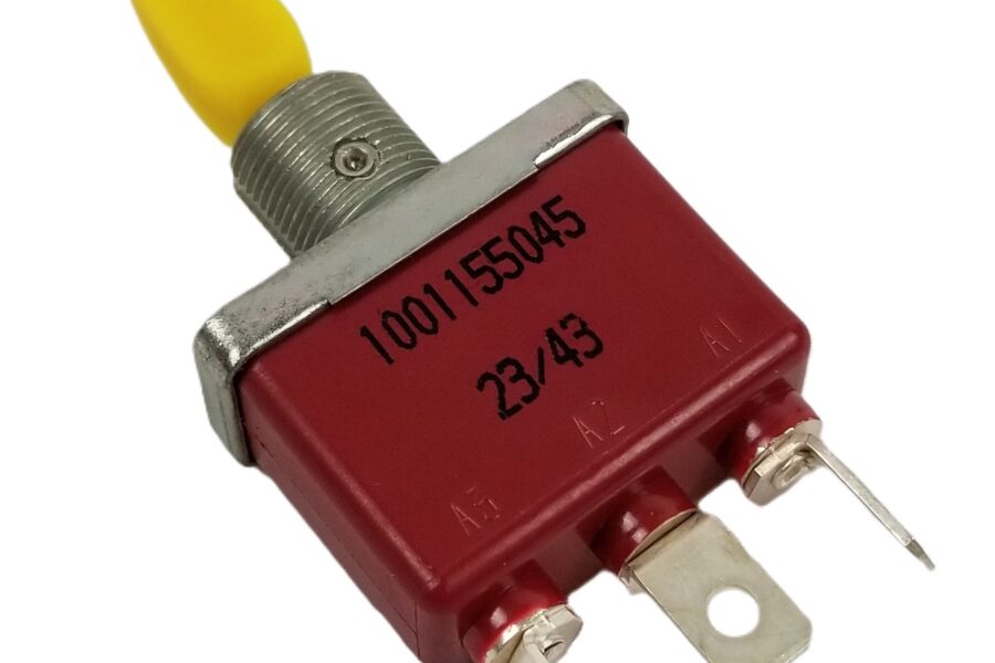 NEW Listing! FREE EXPEDITED PRIORITY MAIL Shipping! JLG SV03569-B 1001155045 Toggle Switch SPDT Yellow MOM-OFF-MOM BRAND NEW