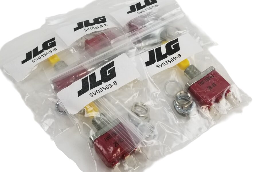 NEW Listing! FREE EXPEDITED PRIORITY MAIL Shipping! 5 JLG SV03569-B 1001155045 Toggle Switch SPDT Yellow MOM-OFF-MOM BRAND NEW
