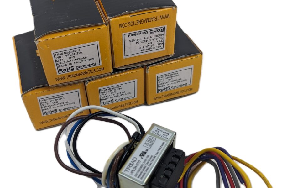 NEW Listing! FREE EXPEDITED PRIORITY MAIL Shipping! 5 Triad Magnetics VPL24-210 Transformer 230/115Vac In 24/12Vac Out 5VA 50/60Hz