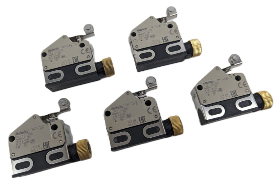 NEW Listing! FREE EXPEDITED PRIORITY MAIL Shipping! 5 Omron D4E-2G20N Sealed Switch Snap Acting Lever 100mA SPDT 125Vac 30Vdc NEW