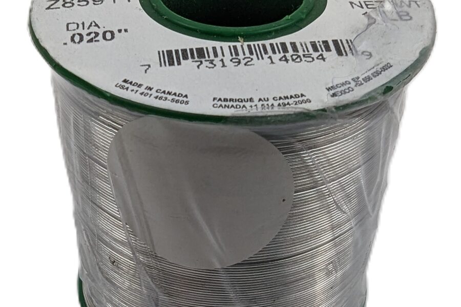 NEW Listing! FREE EXPEDITED PRIORITY MAIL Shipping! 1lb AIM SAC305 Tin-Silver-Copper Solder .020″ No Clean LEAD FREE GlowCore 2.5%