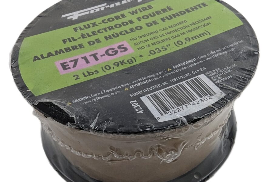 NEW Listing! FREE EXPEDITED PRIORITY MAIL Shipping! Forney MIG Welding Wire E71T-GS 42302 .035″ .9mm Dia. Mild Steel Flux Core 2lbs