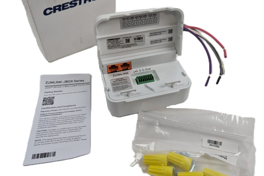 NEW Listing! FREE EXPEDITED PRIORITY MAIL Shipping! Zum M201933 ZUMLINK-JBOX-16A-LV Lighting Load Dimmer Wired Junction Box-Mounted