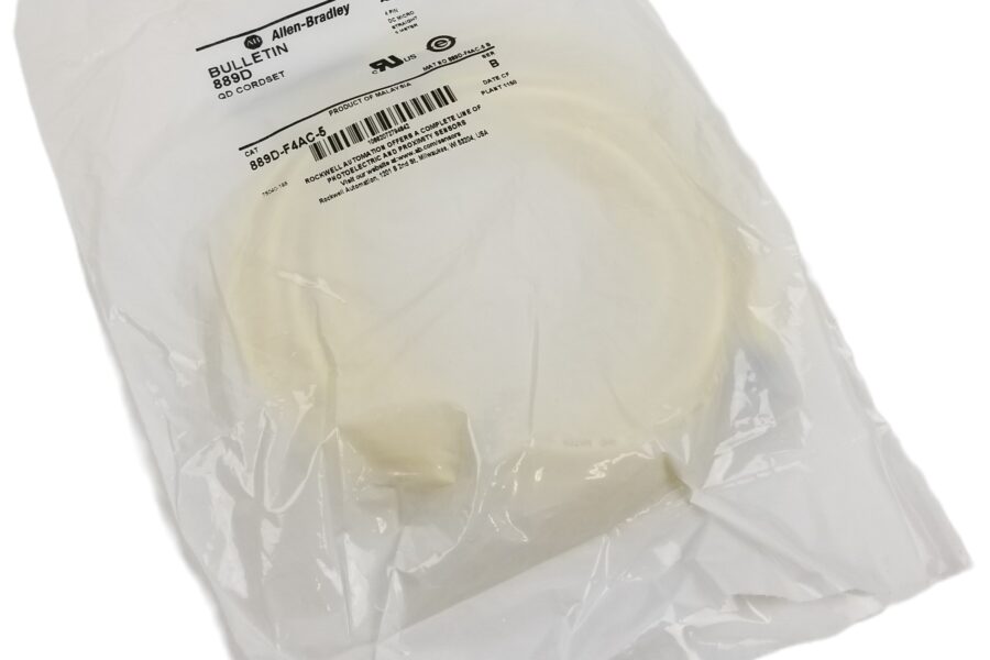 NEW Listing! FREE EXPEDITED PRIORITY MAIL Shipping! Allen-Bradley 889D-F4AC-5 Cordset 4Pin Female Straight 5m 22AWG Yellow PVC NEW