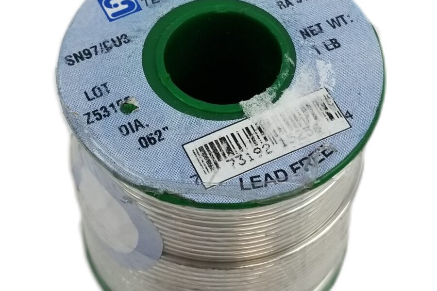 NEW Listing! FREE EXPEDITED PRIORITY MAIL Shipping! 1lb Stellar Technical SN97/CU3 Solder Wire 0.062″ Dia. RA 3% Flux NEW