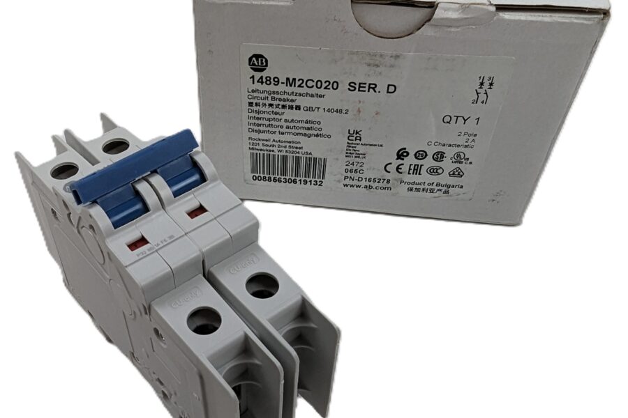 NEW Listing! FREE EXPEDITED PRIORITY MAIL Shipping! Allen-Bradley 1489-M2C020 Miniature Circuit Breaker 2A 2-Pole 240Vac 48Vdc NEW