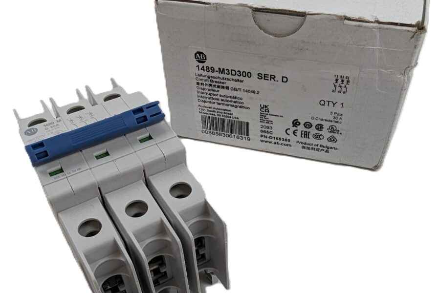 NEW Listing! FREE EXPEDITED PRIORITY MAIL Shipping! Allen Bradley 1489-M3D300 Miniature Circuit Breaker 30A 3Pole 480Y/277Vac NEW
