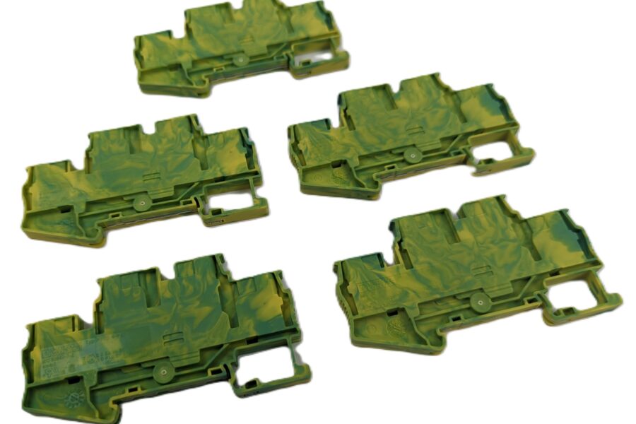 NEW Listing! FREE EXPEDITED PRIORITY MAIL Shipping! 5 Phoenix Contact PTTB 4-PE Terminal Block Protective Conductor Double-Level NEW