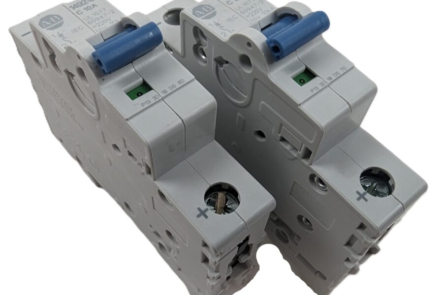 NEW Listing! FREE EXPEDITED PRIORITY MAIL Shipping! 2 Allen-Bradley 1492-D1C100 Miniature Circuit Breaker 10A 1Pole 440Vac 500V NEW