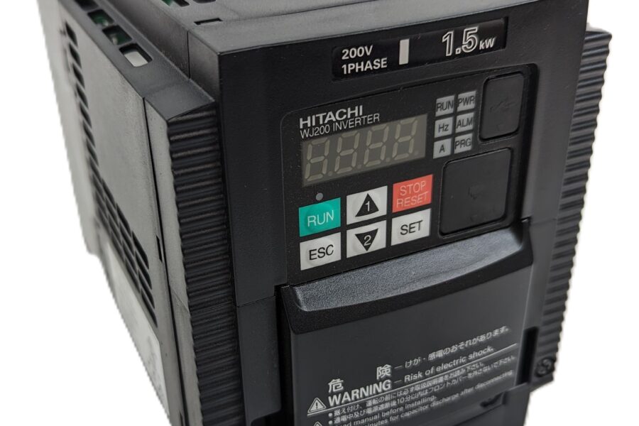 NEW Listing! FREE EXPEDITED PRIORITY MAIL Shipping! Hitachi WJ200-015SF Inverter VFD 200-240V 1 Phase Input, 200-240V 3Phase Output