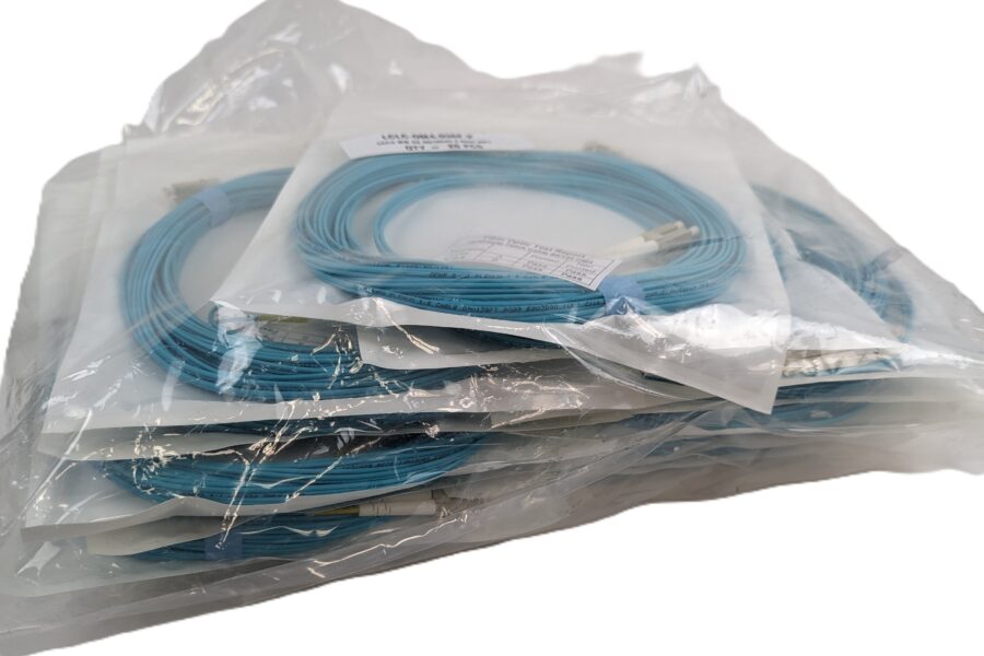 NEW Listing! FREE EXPEDITED PRIORITY MAIL Shipping! 15 LCLC-OM4-050F-P Fiber Optic Assy Patch Cable 50ft LC/LC MM DX 50/125um 2.0mm