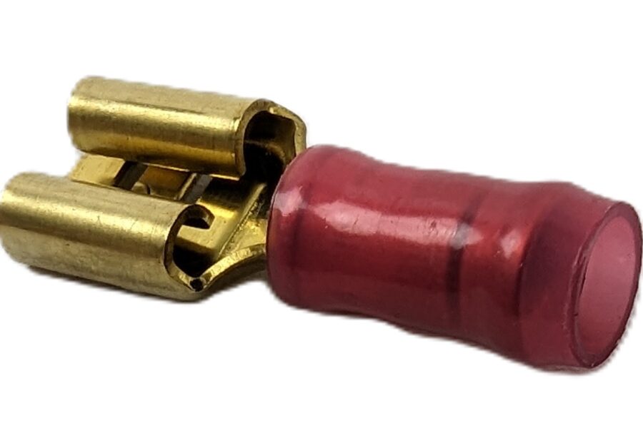 NEW Listing! FREE EXPEDITED PRIORITY MAIL Shipping! 4000 TE Connectivity 55675-2 22-18AWG Red FASTON Crimp Socket Receptacle Pin NEW