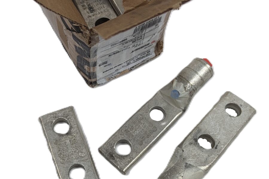 NEW Listing! FREE EXPEDITED PRIORITY MAIL Shipping! 10 BURNDY YGHA292NTN 2Hole Lug Compression Connector Straight DIE18 250kcmil NEW