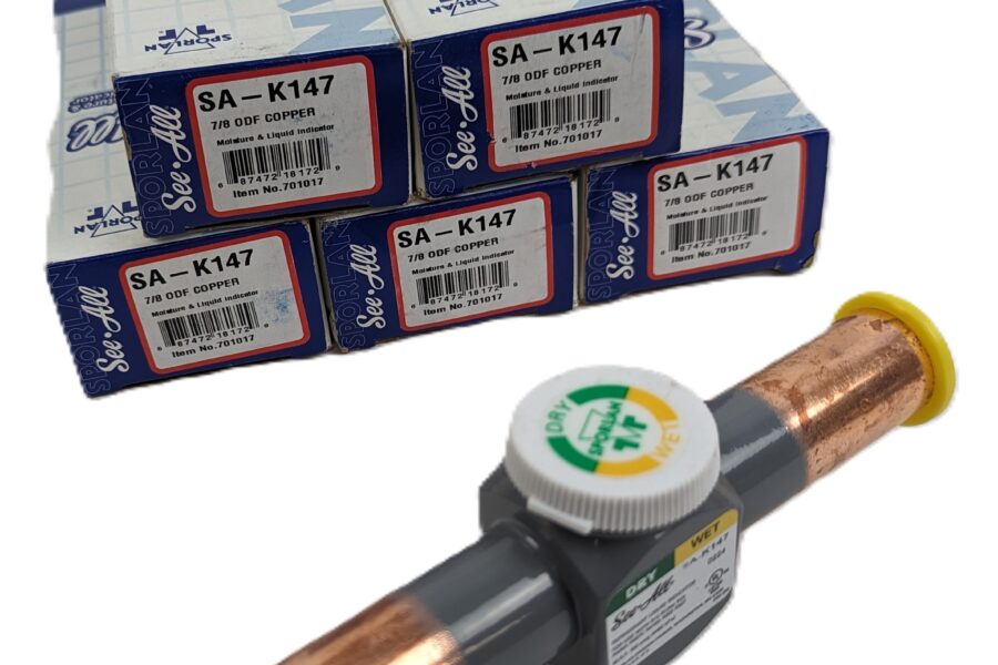 NEW Listing! FREE EXPEDITED PRIORITY MAIL Shipping! 5 SPORLAN SA-K147 Hermetic Liquid/Moisture Indicator See-All 7/8″ ODF Copper NEW