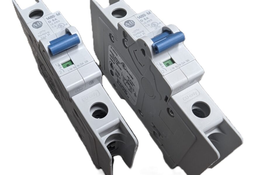 NEW Listing! FREE EXPEDITED PRIORITY MAIL Shipping! 2 Allen Bradley 1489-M1D050 Miniature Circuit Breaker 5A 1Pole 480Y/277Vac NEW