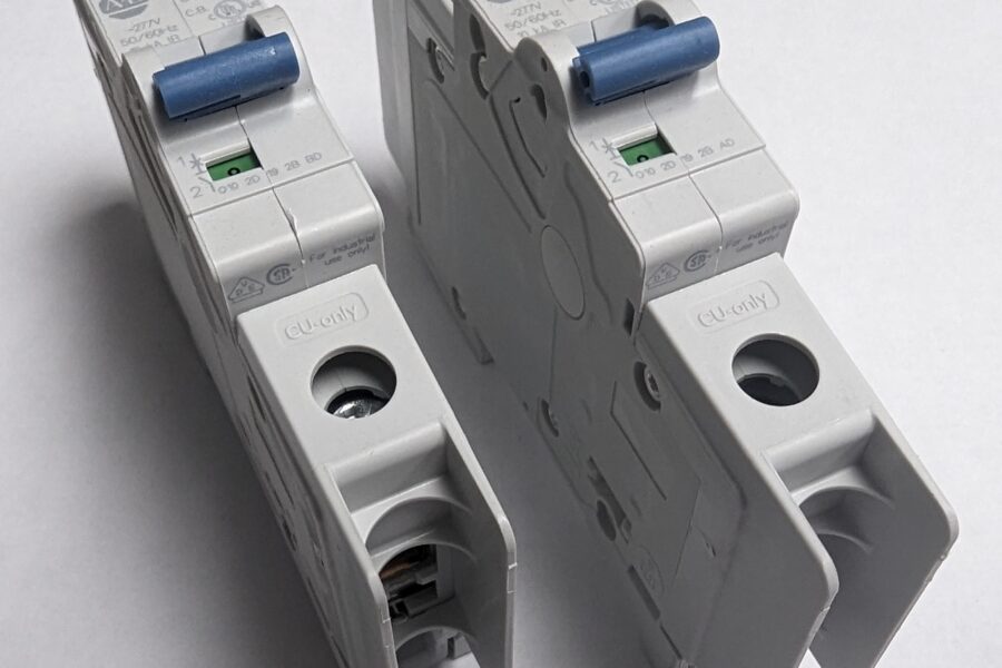 NEW Listing! FREE EXPEDITED PRIORITY MAIL Shipping! 2 Allen Bradley 1489-M1C050 Miniature Circuit Breaker 5A 1Pole 480Y/277Vac NEW