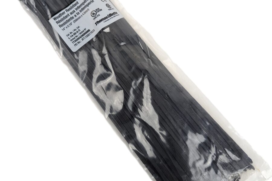NEW Listing! FREE EXPEDITED PRIORITY MAIL Shipping! 250 Panduit BT4LH-TL0 Cable Ties 14.9″ Stainless Steel Barb 120lb DOME-TOP NEW