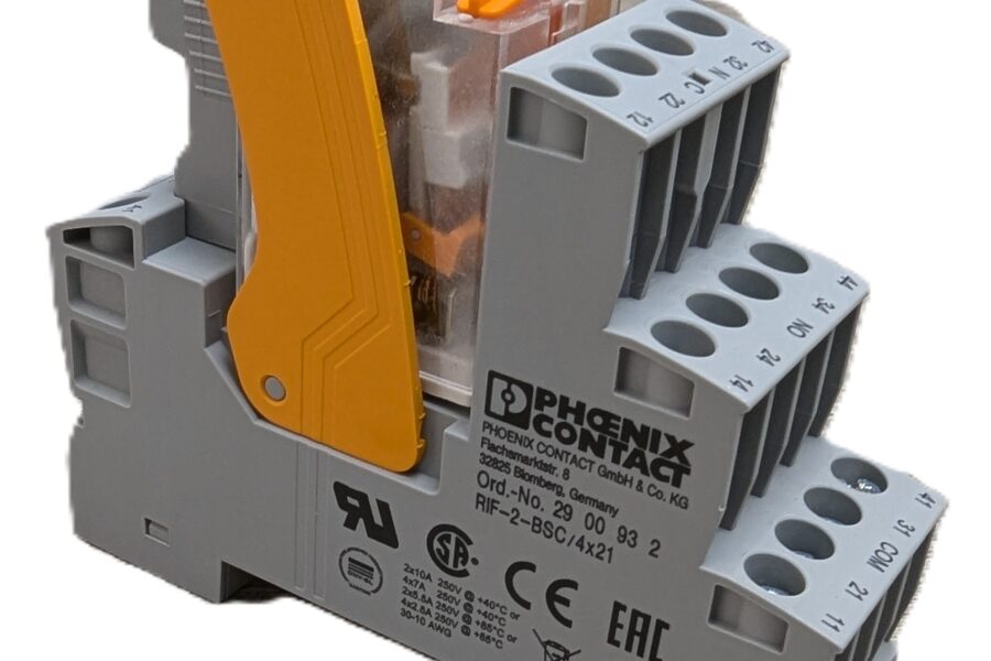 NEW Listing! FREE EXPEDITED PRIORITY MAIL Shipping! 10 Phoenix Contact 2903322 Relay Module DPDT 8.5A 120Vac RIF-2-RSC-LV-120AC/2X21