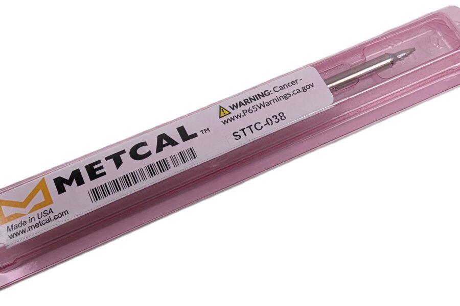 NEW Listing! FREE EXPEDITED PRIORITY MAIL Shipping! Metcal STTC-025 Soldering Tip Cartridge Chisel 30degrees 1.0mm Tip Size 357C NEW