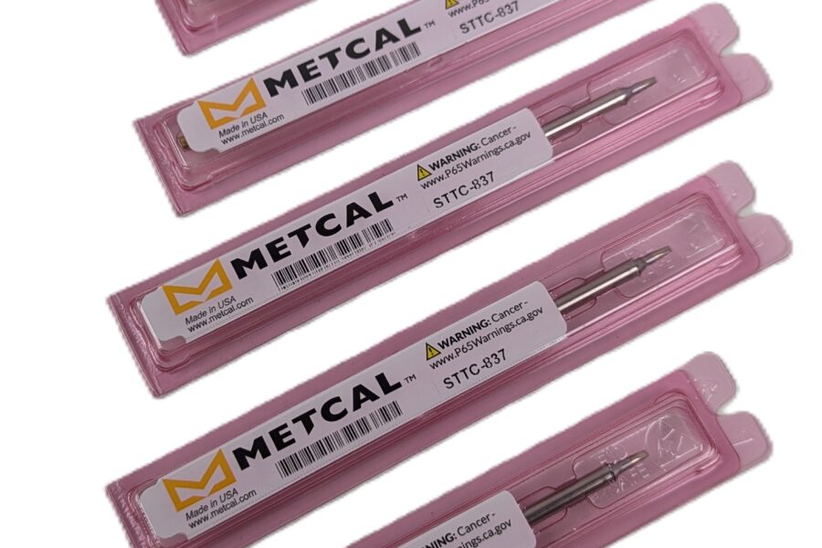 NEW Listing! FREE EXPEDITED PRIORITY MAIL Shipping! 5 Metcal STTC-837 Soldering Tip Cartridge Chisel 30degrees 1.78mm Tip Size NEW