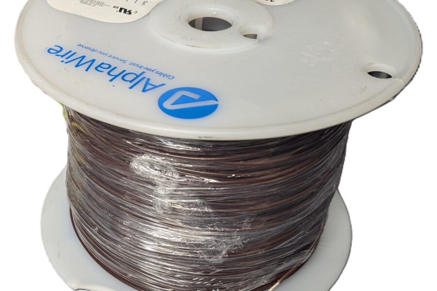NEW Listing! FREE EXPEDITED PRIORITY MAIL Shipping! 1000′ 18AWG Stranded HookUp Wire Alpha 3055 BR001 Brown PVC UL1007/1568 300V NEW