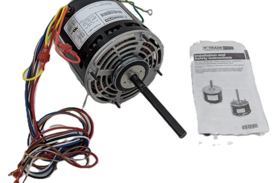NEW Listing! FREE EXPEDITED PRIORITY MAIL Shipping! TradePro TP-E50-3SP1 Direct Drive Blower Motor 1/2HP 1075RPM 3Speed 115Vac NEW
