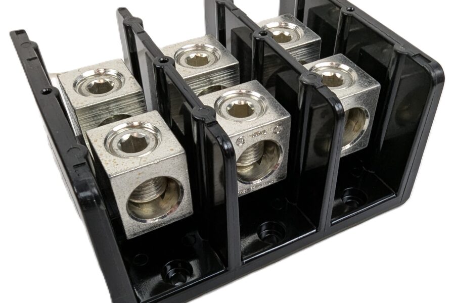 NEW Listing! FREE EXPEDITED PRIORITY MAIL Shipping! Marathon 1433126 Power Terminal Block with Barriers 3 Position 600V 310A NEW