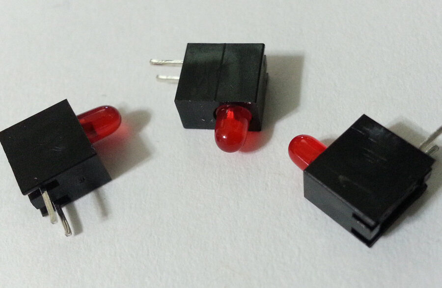 NEW Listing! FREE Shipping! 200pcs LED Red 3mm 660nm Circuit Board Beacon Indicators Assy Mentor E.3106R NEW