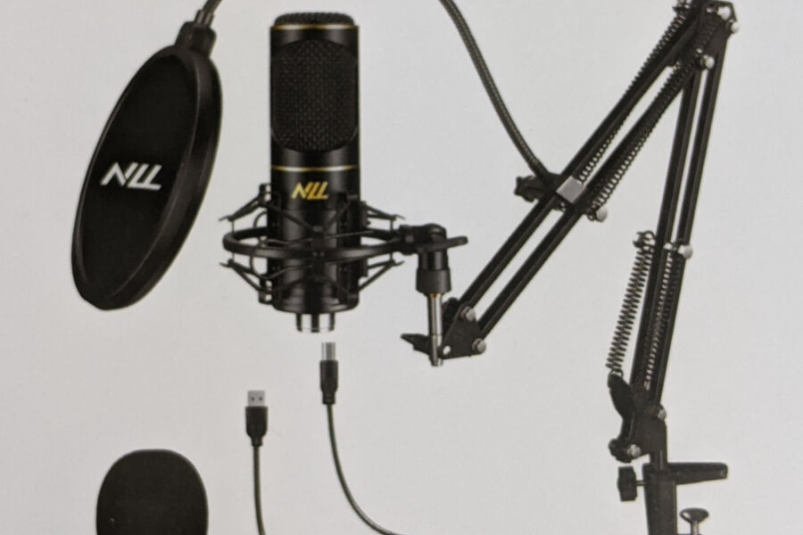 NEW Listing! FREE Shipping! NLL NC-011 USB Microphone for Computer PC Podcast Condenser Microphone Kit NEW