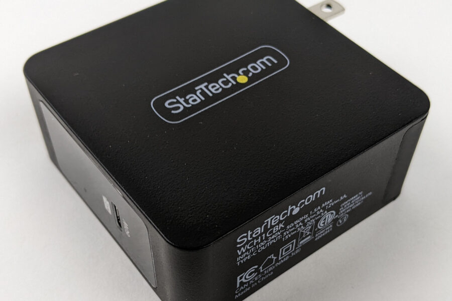 NEW Listing! FREE Shipping! StarTech WCH1CBK 60W USB-C Wall Charger Power Adapter w/6ft Cable Foldable NEW